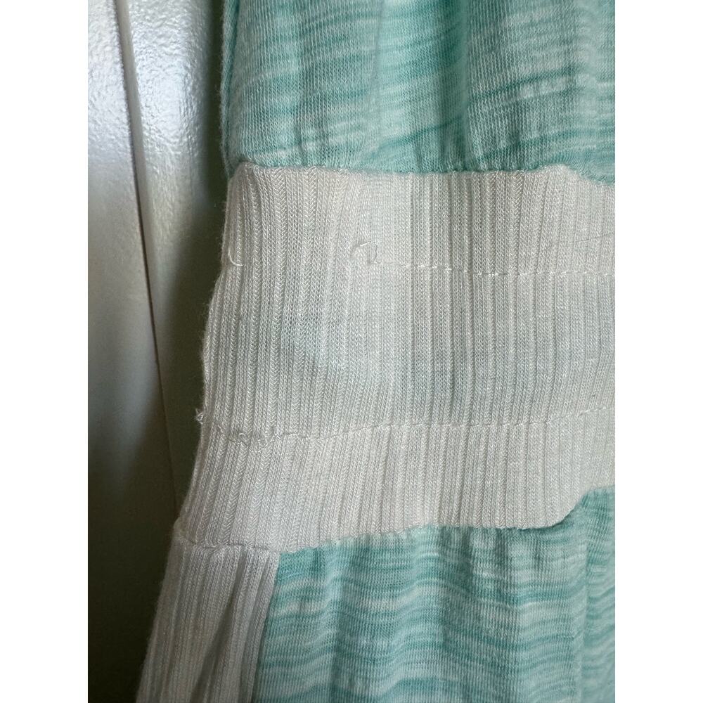 Fashion Nova Womens Jumpsuit Sz 1X Aqua Blaire Tube‎ Strapless Space Dye NEW - Picture 6 of 12